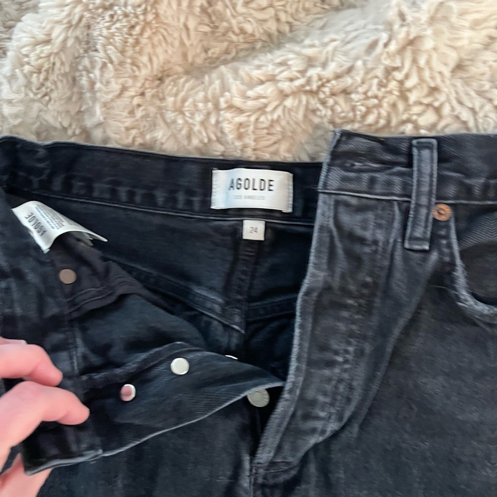 Agolde split hem shorts - Picture 4 of 5